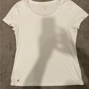 Lilly Pulitzer White Short Sleeve Tee